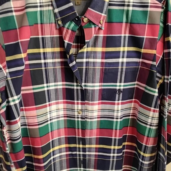 Colorful Roper Women's Plaid Button-Up Shirt Size XL - Picture 2 of 4